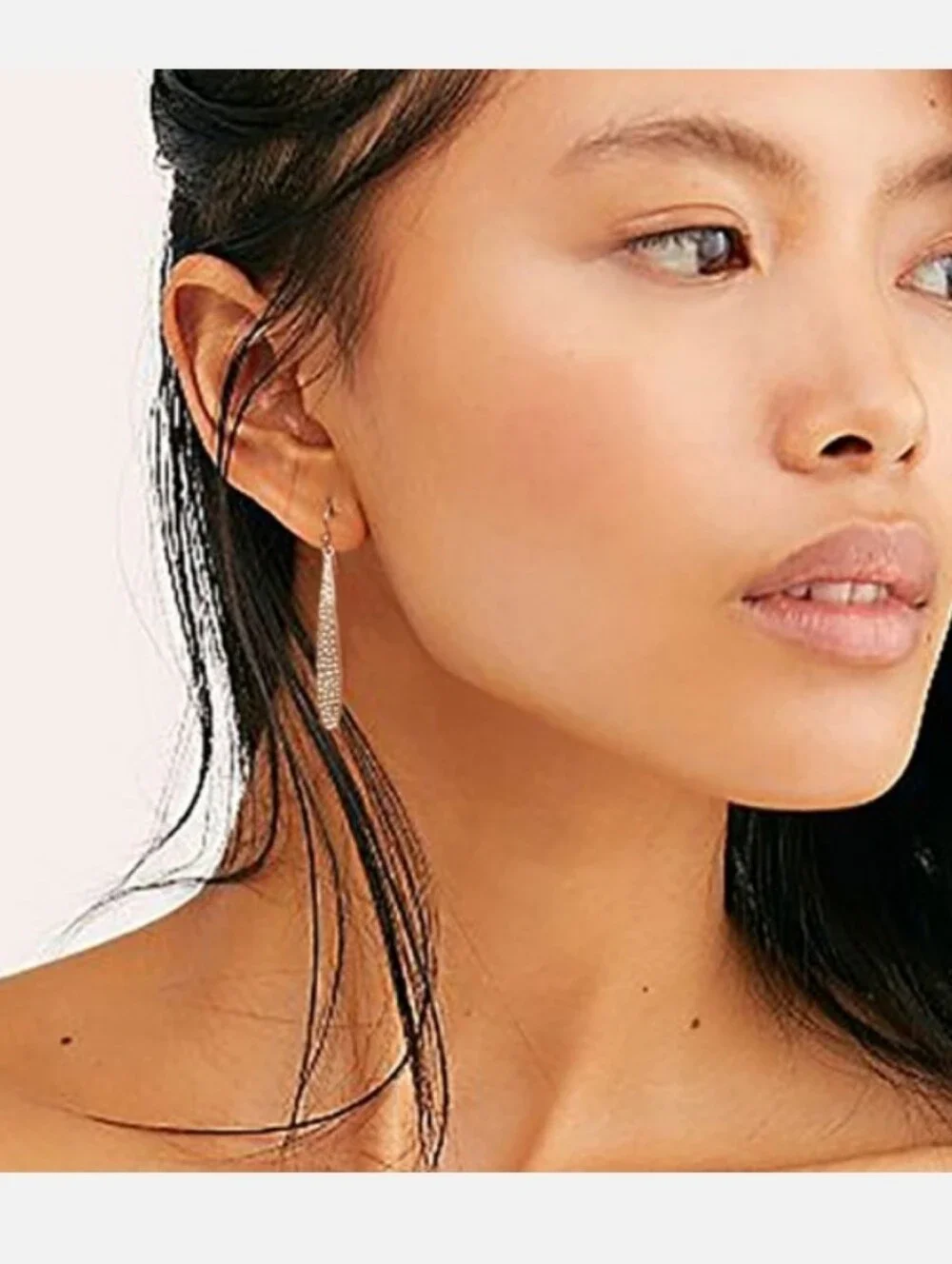 Free People jewelry Silver 925 Dangling Earrings Teardropvery light